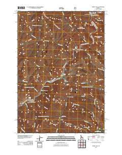 Ramey Hill Idaho Historical topographic map, 1:24000 scale, 7.5 X 7.5 Minute, Year 2011