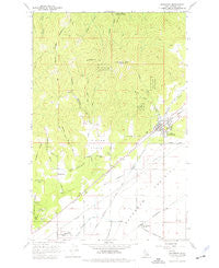 Rathdrum Idaho Historical topographic map, 1:24000 scale, 7.5 X 7.5 Minute, Year 1961