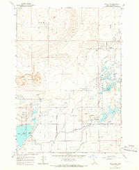 Rays Lake Idaho Historical topographic map, 1:24000 scale, 7.5 X 7.5 Minute, Year 1964
