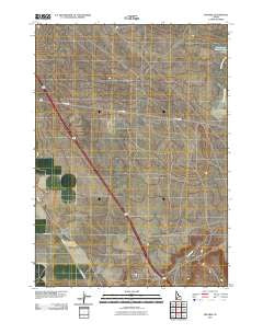 Reverse Idaho Historical topographic map, 1:24000 scale, 7.5 X 7.5 Minute, Year 2011