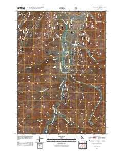Rice Peak Idaho Historical topographic map, 1:24000 scale, 7.5 X 7.5 Minute, Year 2011