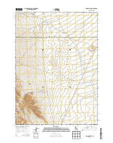 Richard Butte Idaho Current topographic map, 1:24000 scale, 7.5 X 7.5 Minute, Year 2013