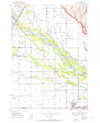 Ririe Idaho Historical topographic map, 1:24000 scale, 7.5 X 7.5 Minute, Year 1950