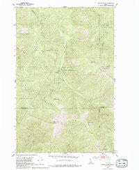 Rochat Peak Idaho Historical topographic map, 1:24000 scale, 7.5 X 7.5 Minute, Year 1950