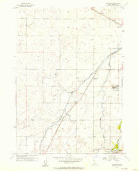 Rockford Idaho Historical topographic map, 1:24000 scale, 7.5 X 7.5 Minute, Year 1955