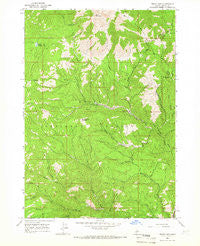 Rocky Bar Idaho Historical topographic map, 1:24000 scale, 7.5 X 7.5 Minute, Year 1964