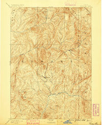 Rocky Bar Idaho Historical topographic map, 1:125000 scale, 30 X 30 Minute, Year 1894