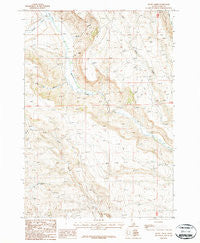 Rocky Creek Idaho Historical topographic map, 1:24000 scale, 7.5 X 7.5 Minute, Year 1987