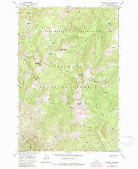 Running Lake Idaho Historical topographic map, 1:24000 scale, 7.5 X 7.5 Minute, Year 1966
