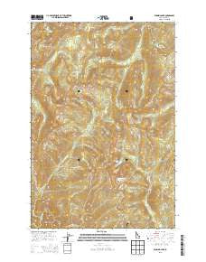Running Lake Idaho Current topographic map, 1:24000 scale, 7.5 X 7.5 Minute, Year 2013