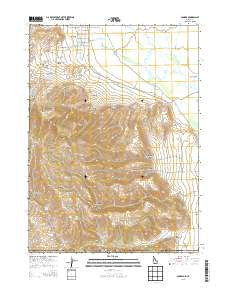 Samaria Idaho Current topographic map, 1:24000 scale, 7.5 X 7.5 Minute, Year 2013