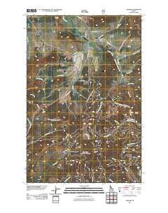 Sanders Idaho Historical topographic map, 1:24000 scale, 7.5 X 7.5 Minute, Year 2011