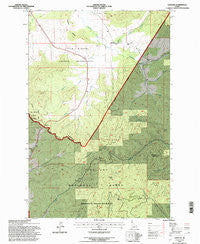 Sanders Idaho Historical topographic map, 1:24000 scale, 7.5 X 7.5 Minute, Year 1994