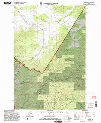 Sanders Idaho Historical topographic map, 1:24000 scale, 7.5 X 7.5 Minute, Year 1994