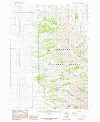 Sandrock Canyon Idaho Historical topographic map, 1:24000 scale, 7.5 X 7.5 Minute, Year 1985
