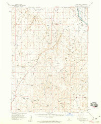 Sands Basin Idaho Historical topographic map, 1:62500 scale, 15 X 15 Minute, Year 1957