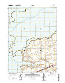 Schiller Idaho Current topographic map, 1:24000 scale, 7.5 X 7.5 Minute, Year 2013