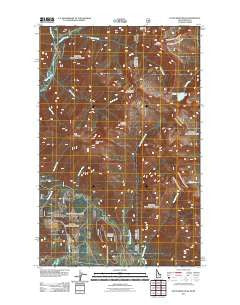 Scotchman Peak Idaho Historical topographic map, 1:24000 scale, 7.5 X 7.5 Minute, Year 2011