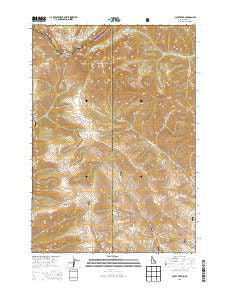 Scott Peak Idaho Current topographic map, 1:24000 scale, 7.5 X 7.5 Minute, Year 2013