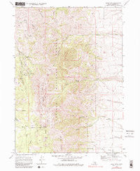 Scout Mtn Idaho Historical topographic map, 1:24000 scale, 7.5 X 7.5 Minute, Year 1968