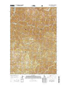 Scurvy Mountain Idaho Current topographic map, 1:24000 scale, 7.5 X 7.5 Minute, Year 2013