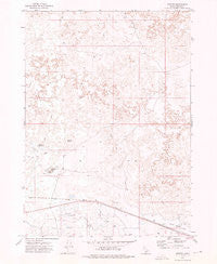 Senter Idaho Historical topographic map, 1:24000 scale, 7.5 X 7.5 Minute, Year 1972