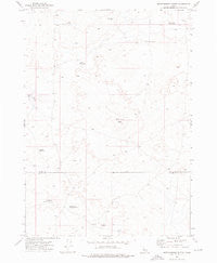 Serviceberry Butte Idaho Historical topographic map, 1:24000 scale, 7.5 X 7.5 Minute, Year 1972