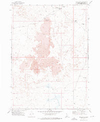 Shale Butte Idaho Historical topographic map, 1:24000 scale, 7.5 X 7.5 Minute, Year 1972