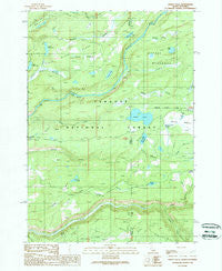 Sheep Falls Idaho Historical topographic map, 1:24000 scale, 7.5 X 7.5 Minute, Year 1989