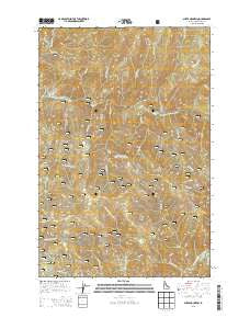 Sheep Mountain Idaho Current topographic map, 1:24000 scale, 7.5 X 7.5 Minute, Year 2013