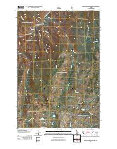 Sheepeater Mountain Idaho Historical topographic map, 1:24000 scale, 7.5 X 7.5 Minute, Year 2011