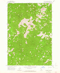 Shellrock Peak Idaho Historical topographic map, 1:24000 scale, 7.5 X 7.5 Minute, Year 1962