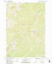 Sherman Peak Idaho Historical topographic map, 1:24000 scale, 7.5 X 7.5 Minute, Year 1963