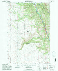 Sixmile Creek Idaho Historical topographic map, 1:24000 scale, 7.5 X 7.5 Minute, Year 1994