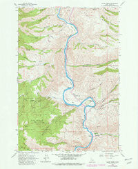 Slate Creek Idaho Historical topographic map, 1:24000 scale, 7.5 X 7.5 Minute, Year 1963