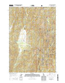 Sloans Point Idaho Current topographic map, 1:24000 scale, 7.5 X 7.5 Minute, Year 2013