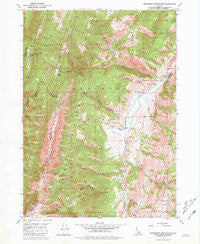 Snowdrift Mountain Idaho Historical topographic map, 1:24000 scale, 7.5 X 7.5 Minute, Year 1949