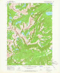 Snowyside Peak Idaho Historical topographic map, 1:24000 scale, 7.5 X 7.5 Minute, Year 1964