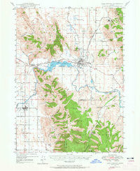 Soda Springs Idaho Historical topographic map, 1:62500 scale, 15 X 15 Minute, Year 1948