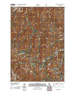 Soldier Creek Idaho Historical topographic map, 1:24000 scale, 7.5 X 7.5 Minute, Year 2011