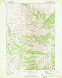 South Putnam Mtn Idaho Historical topographic map, 1:24000 scale, 7.5 X 7.5 Minute, Year 1968