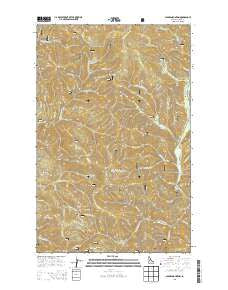 Spades Mountain Idaho Current topographic map, 1:24000 scale, 7.5 X 7.5 Minute, Year 2013