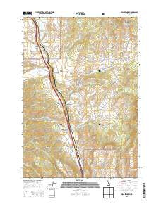 Spencer North Idaho Current topographic map, 1:24000 scale, 7.5 X 7.5 Minute, Year 2013