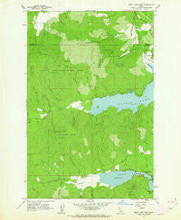 Spirit Lake West Idaho Historical topographic map, 1:24000 scale, 7.5 X 7.5 Minute, Year 1961