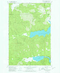 Spirit Lake West Idaho Historical topographic map, 1:24000 scale, 7.5 X 7.5 Minute, Year 1961