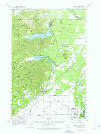 Spirit Lake Idaho Historical topographic map, 1:62500 scale, 15 X 15 Minute, Year 1961