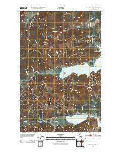 Spirit Lake West Idaho Historical topographic map, 1:24000 scale, 7.5 X 7.5 Minute, Year 2011