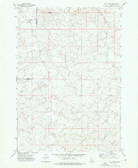 Split Rock Idaho Historical topographic map, 1:24000 scale, 7.5 X 7.5 Minute, Year 1972
