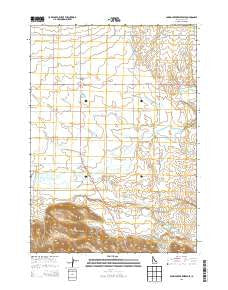 Spring Creek Reservoir Idaho Current topographic map, 1:24000 scale, 7.5 X 7.5 Minute, Year 2013