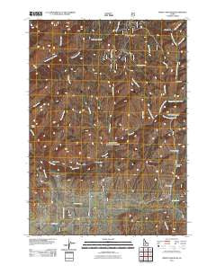 Sprout Mountain Idaho Historical topographic map, 1:24000 scale, 7.5 X 7.5 Minute, Year 2011